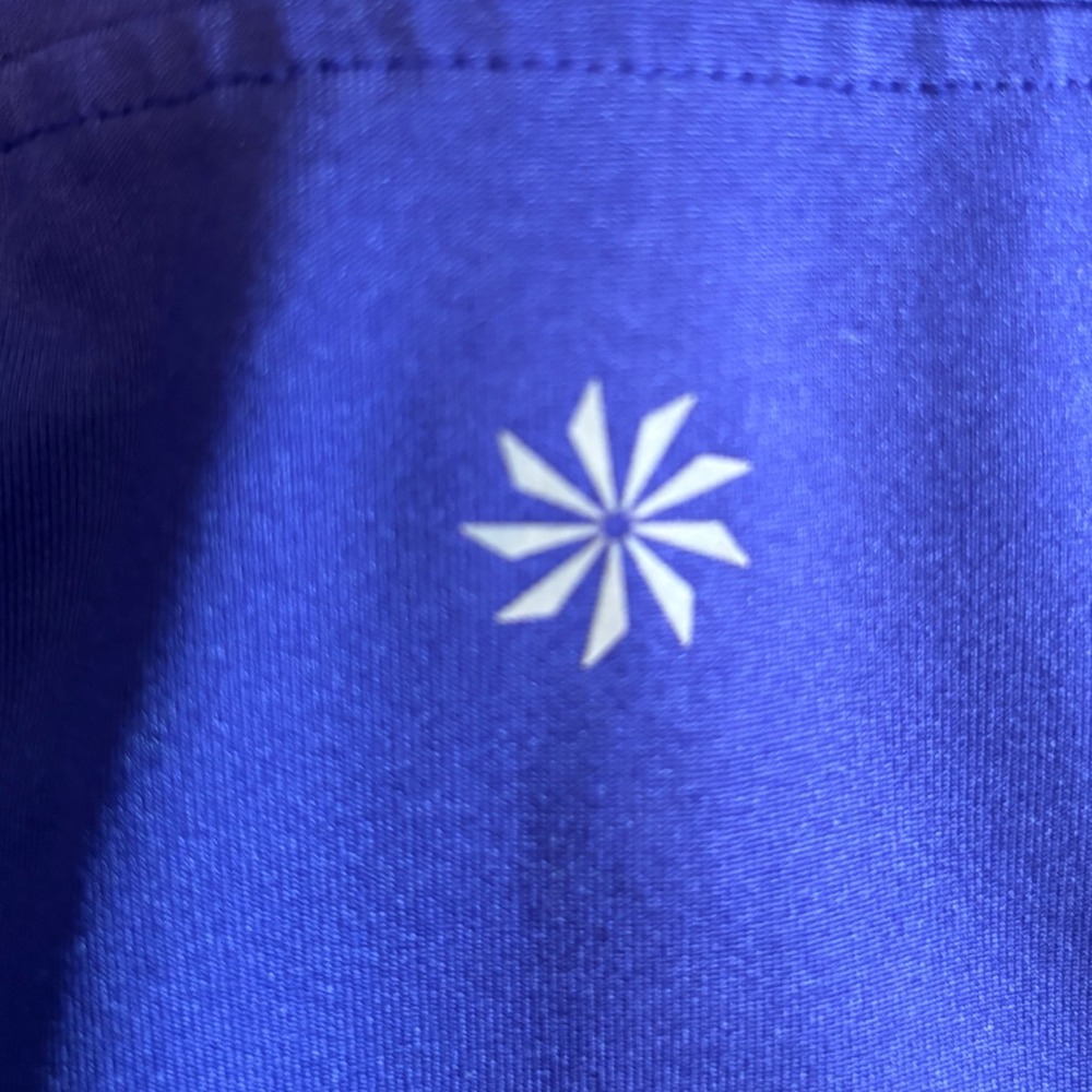 Athleta Womens Purple Full Zip Fleece Lined Athletic Jacket Size L 964356 - Picture 5 of 7